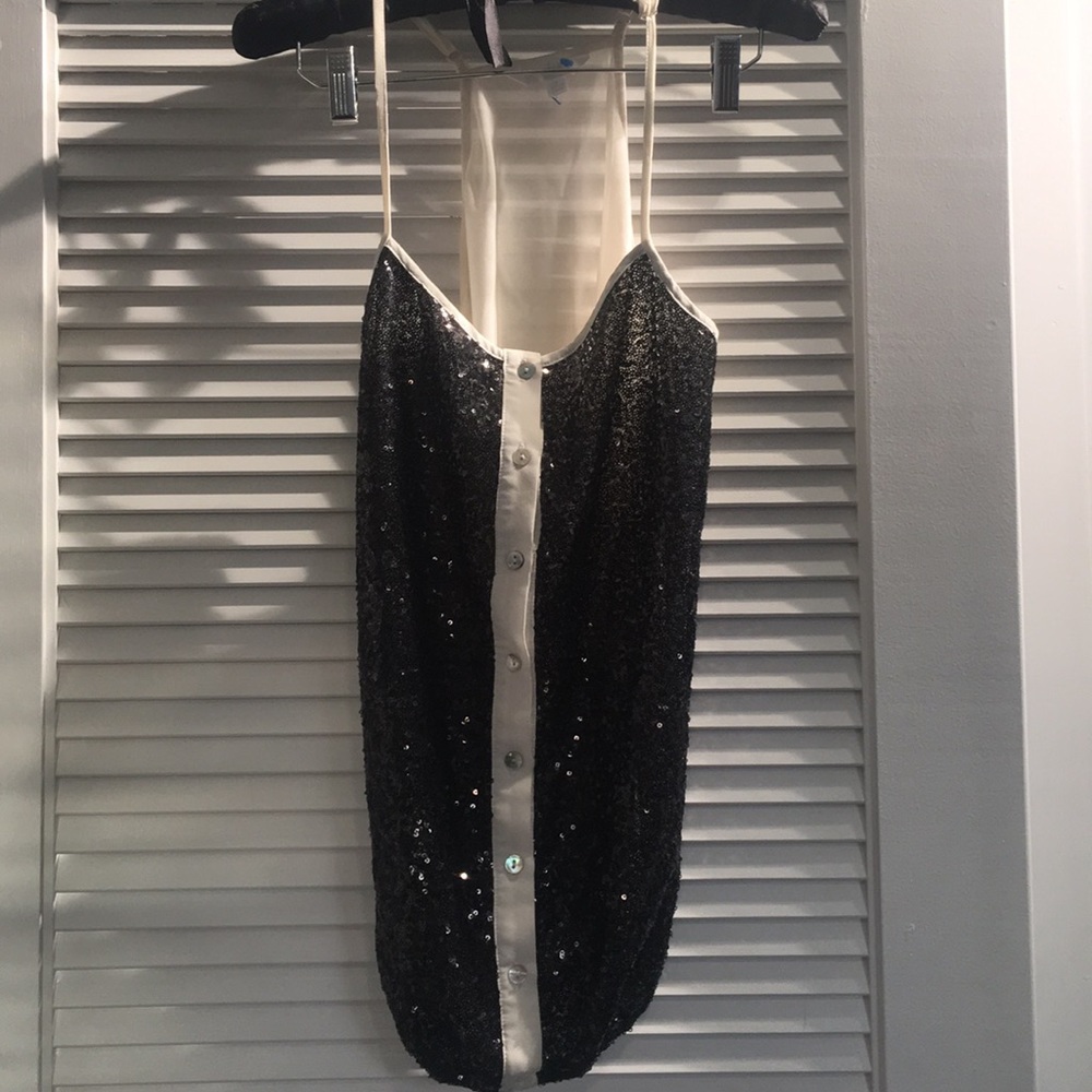 Sequin tank top